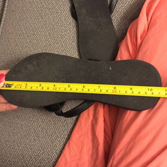 Hand Beaded, Black Sandals **See sizing notes!! - Picture 5 of 5